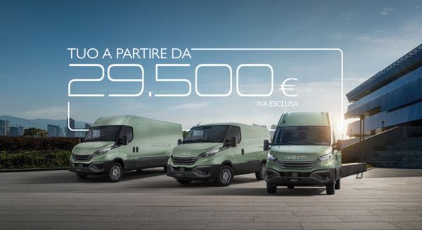 Iveco Daily VAN tuo da 29.500€ da Strappini!